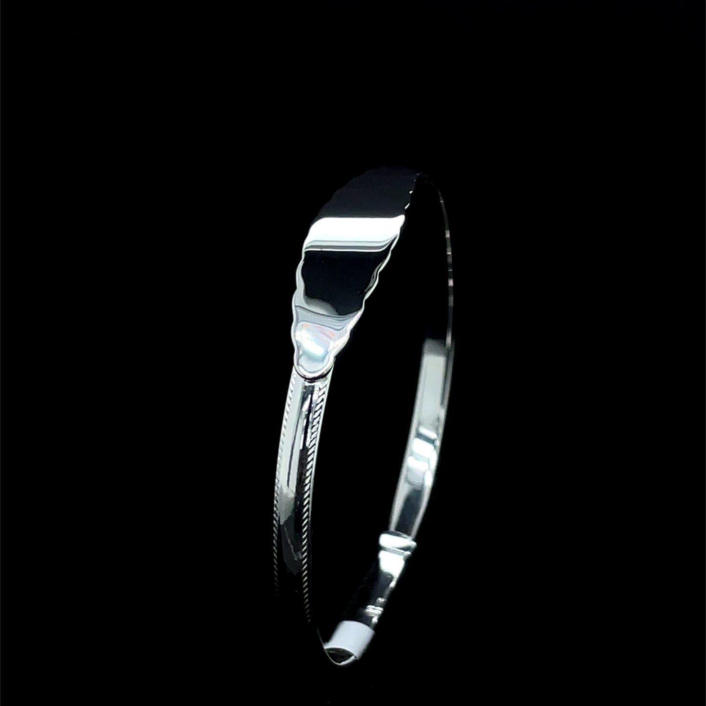 Silver Baby Bangle SB503