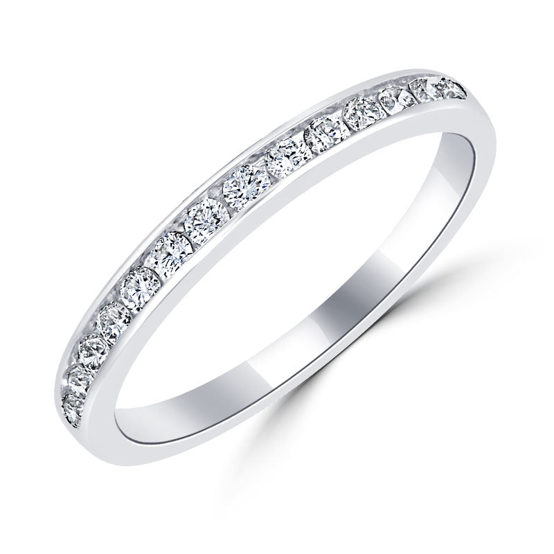 9ct Gold Classic Diamond Channel-set Band 0.33ct