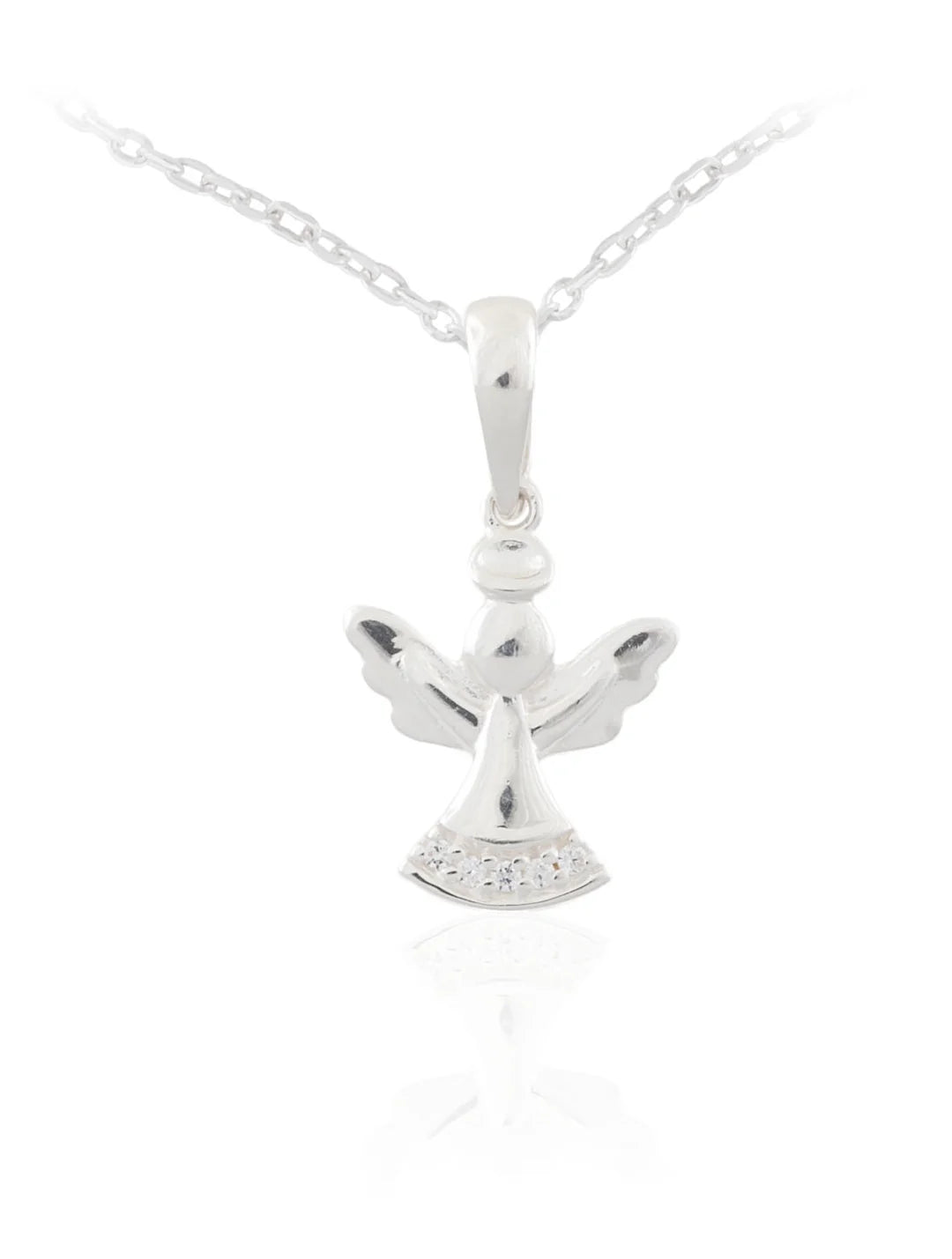 Sterling Silver Guardian Angel Pendant R44890