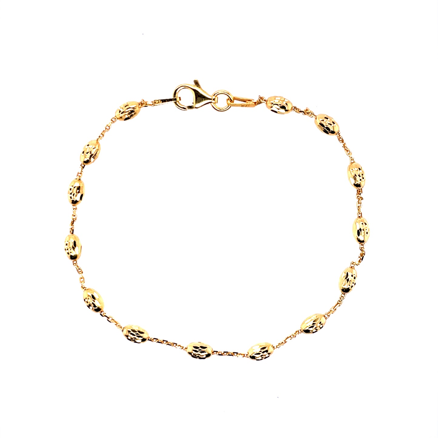Real Effect Liberty Bracelet with Gold Beads RE7YLL