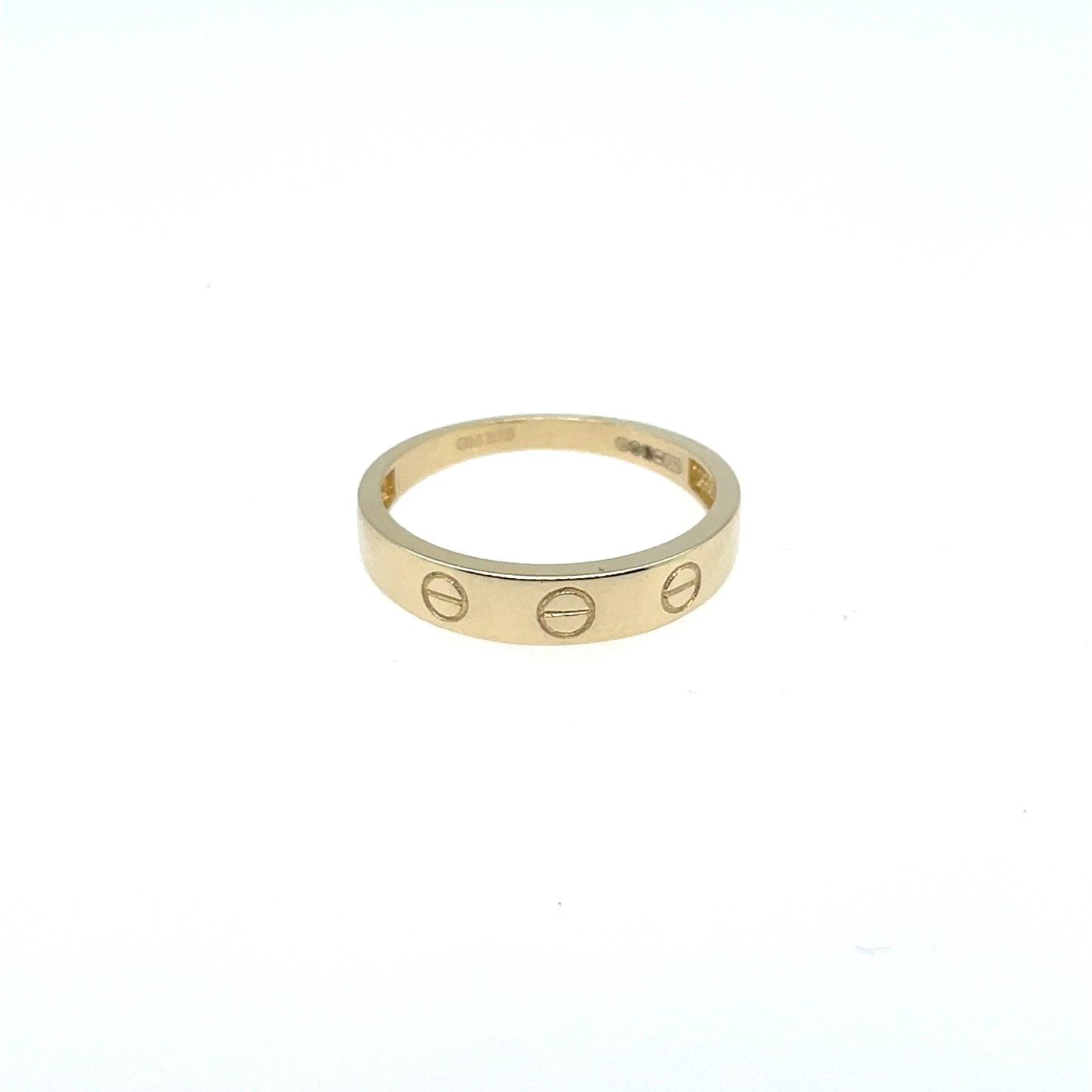 9ct Gold Band Ring GR457