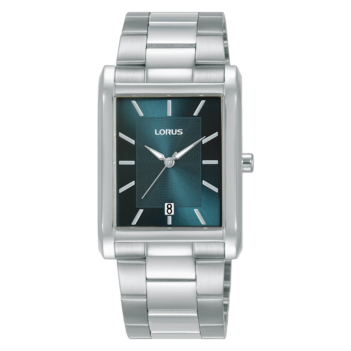 LORUS QUARTZ GENTS STAINLESS STEEL BLUE DIAL BRACELET WATCH RH935RX9