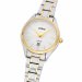 LORUS QUARTZ LADIES TWO TONE WHITE DIAL BRACELET WATCH RJ290BX9