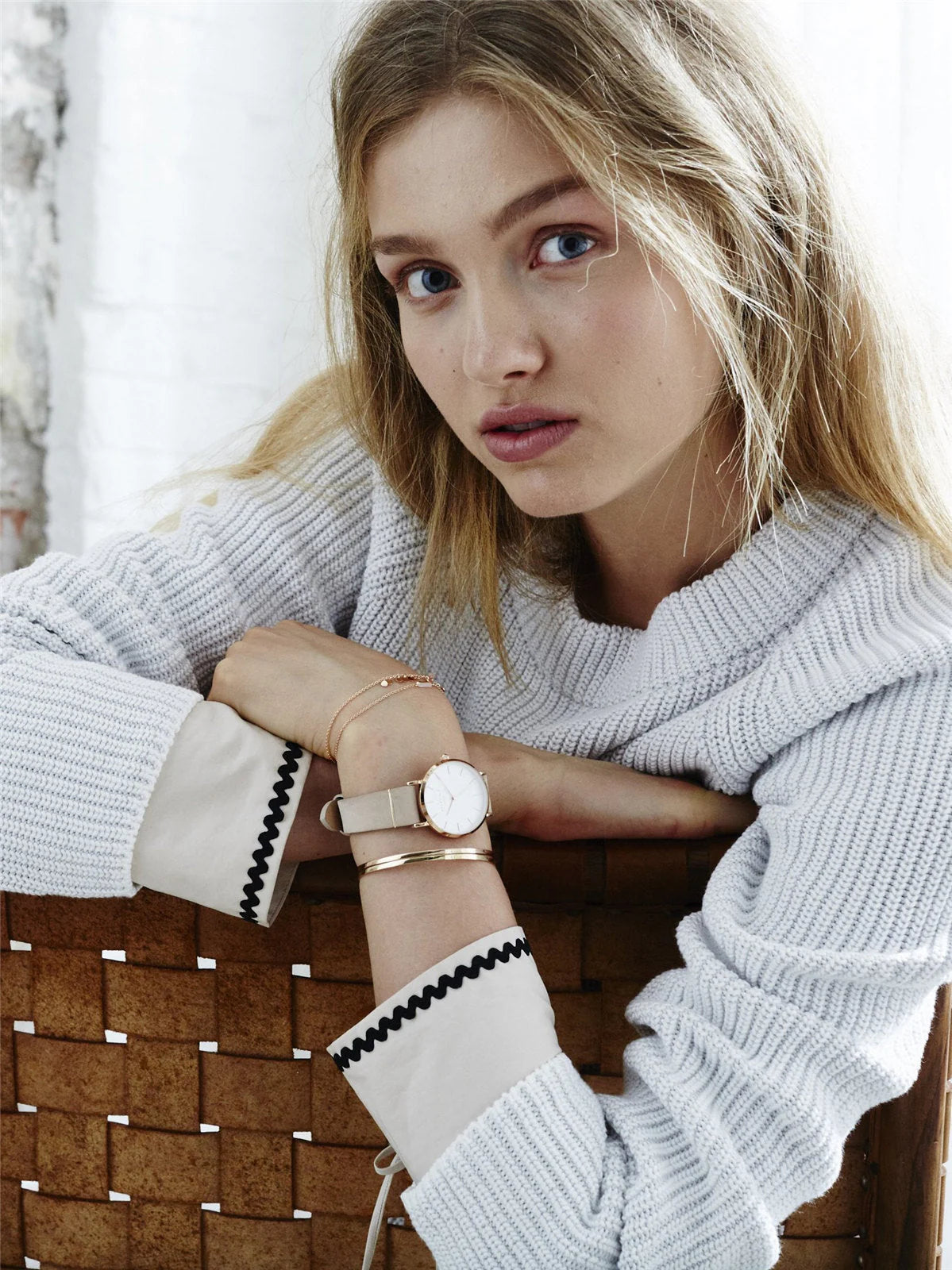 Rosefield West Village Soft Pink Watch WSPR W73