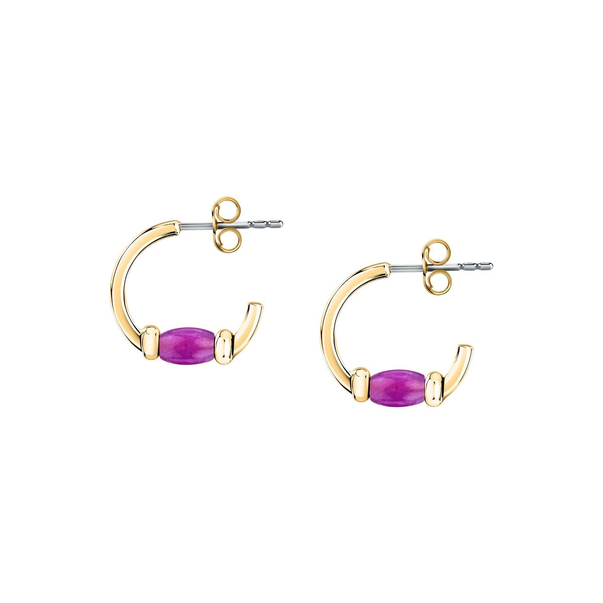 MORELLATO 18k GOLD PLATED COLORI SUMMER HOOP EARRINGS SAXQ10
