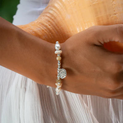 ChloBo Treasures of Bali Golden Sands Bracelet - Silver