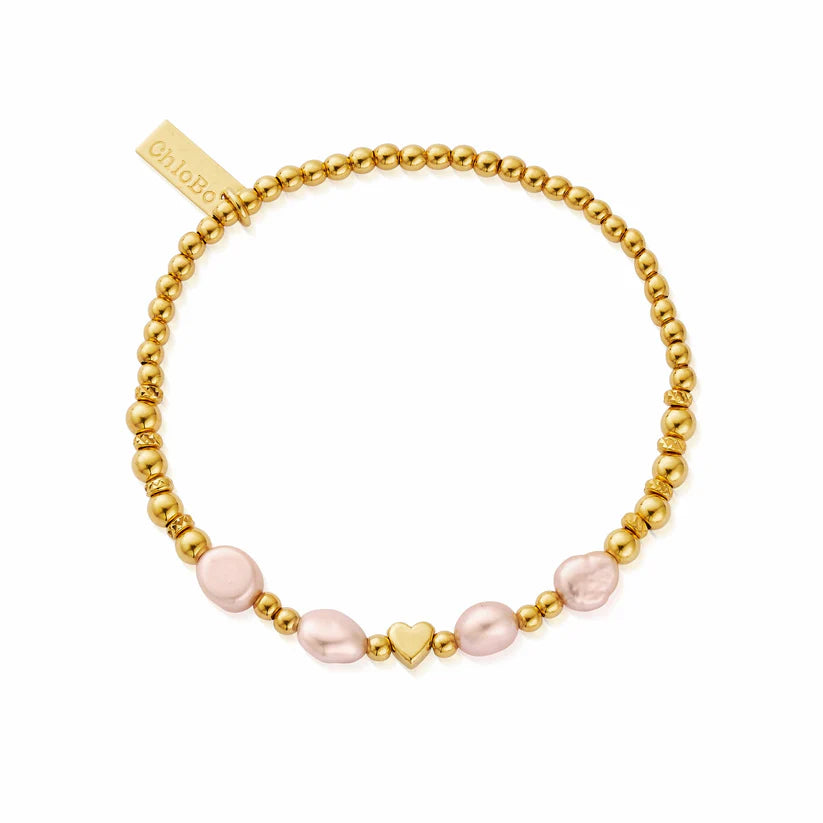 ChloBo With Love Pink Pearl Bracelet