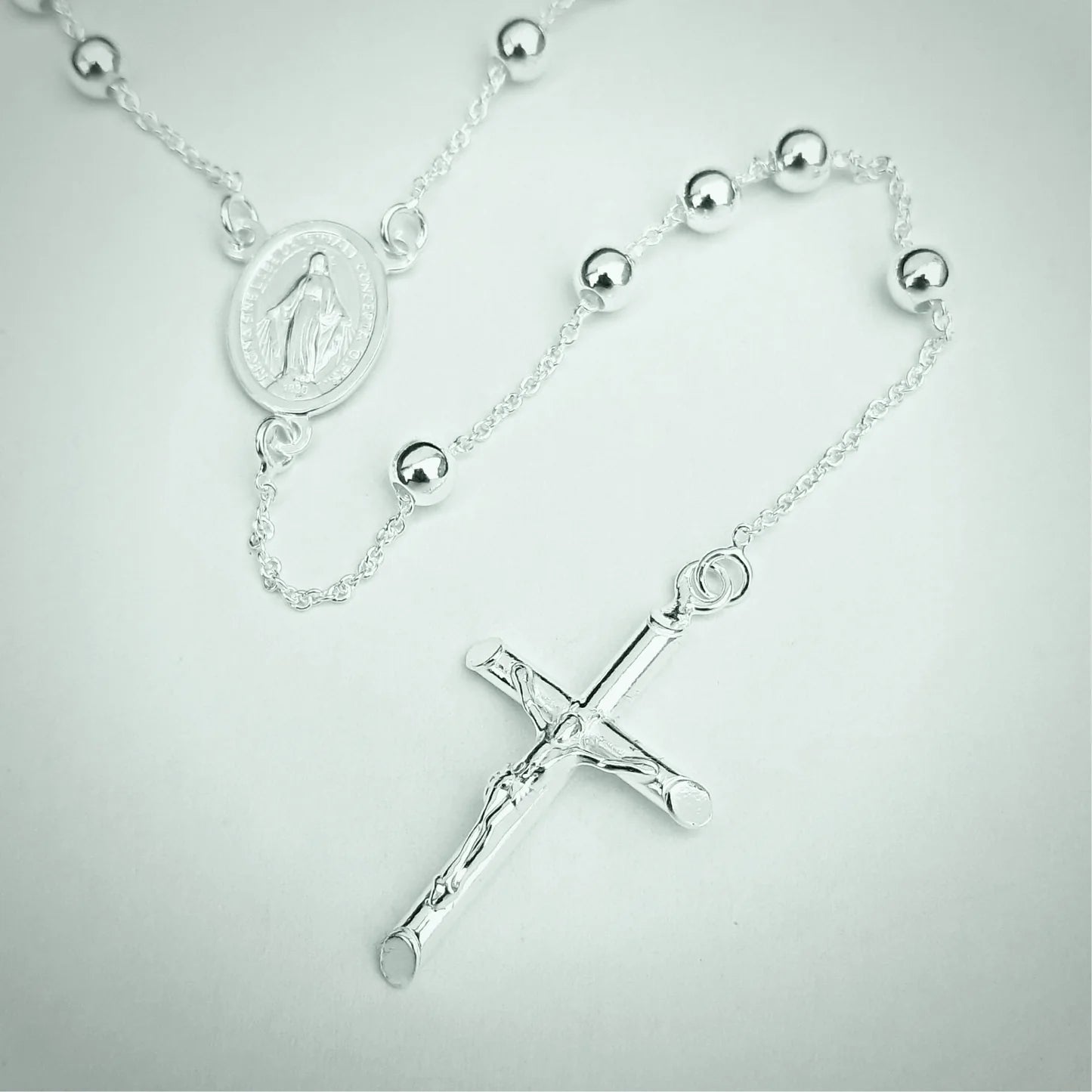 Sterling Silver Rosary Beads SH45040