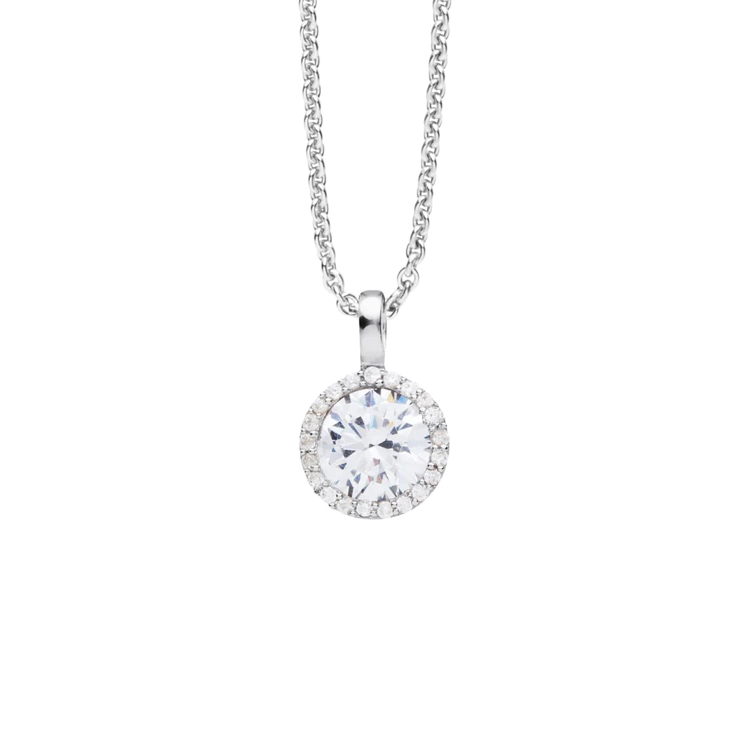 Sterling Silver CZ Modern Classics Pendant ST1163