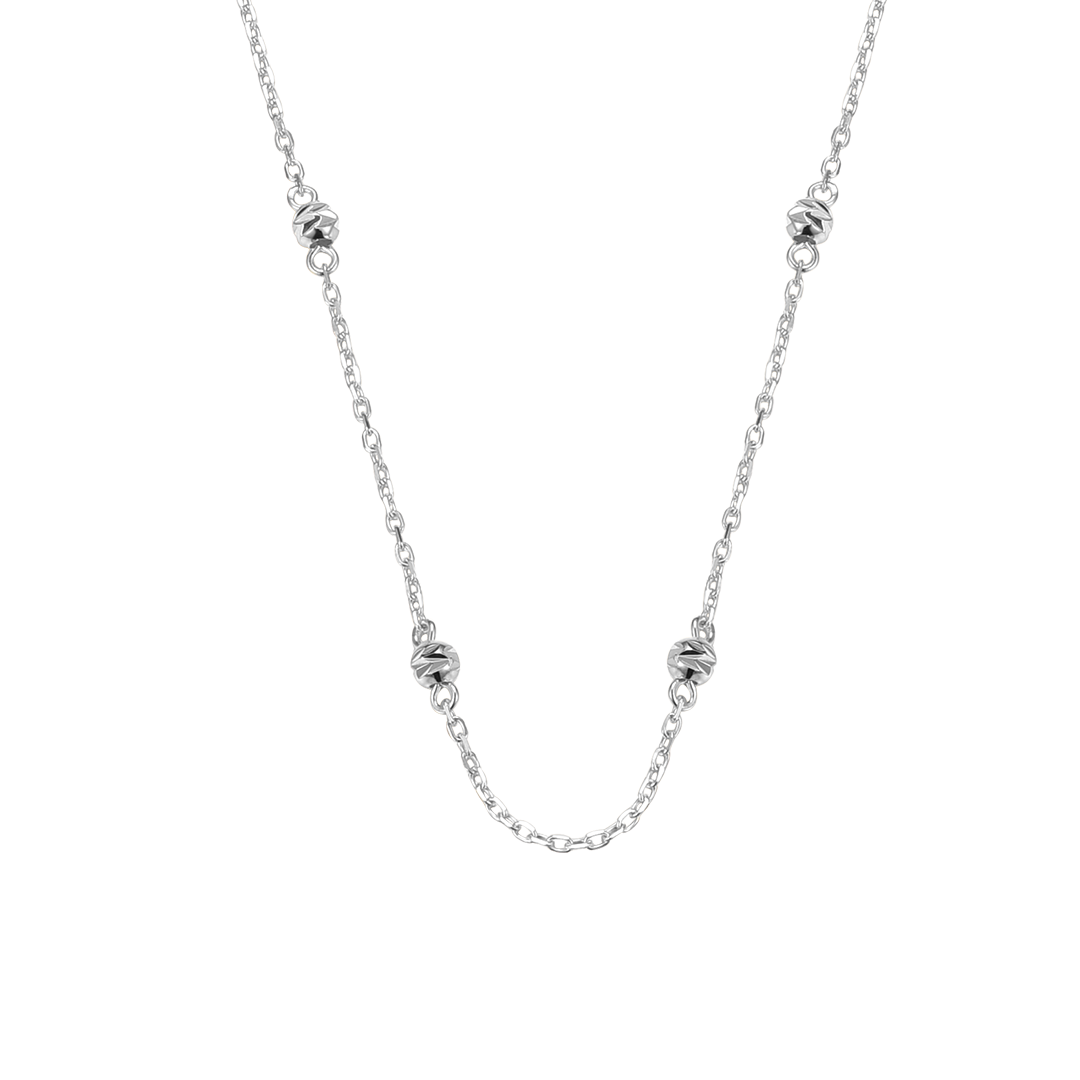 Silver Beaded Chain ST2495