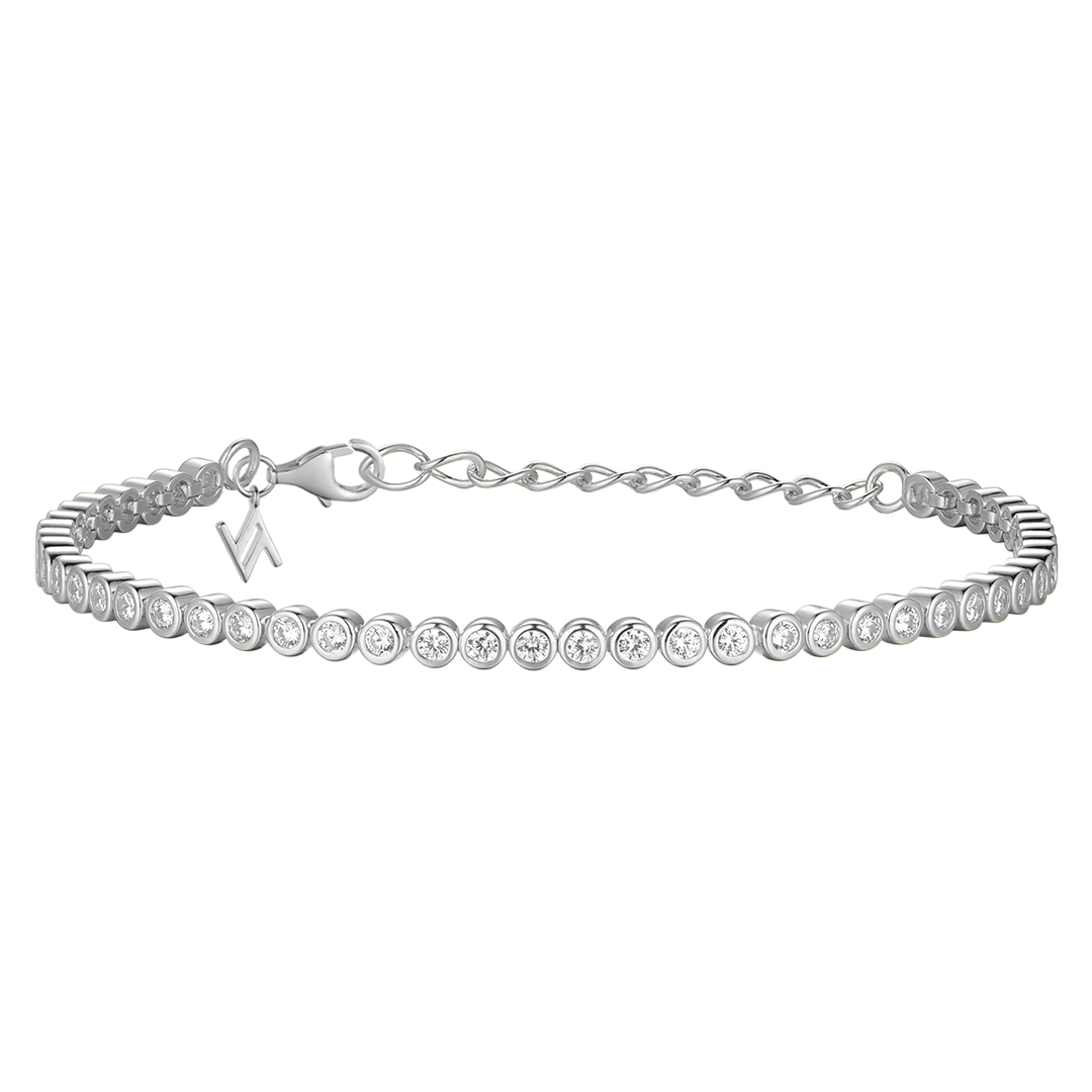 Silver 2mm Tennis Bracelet ST2505