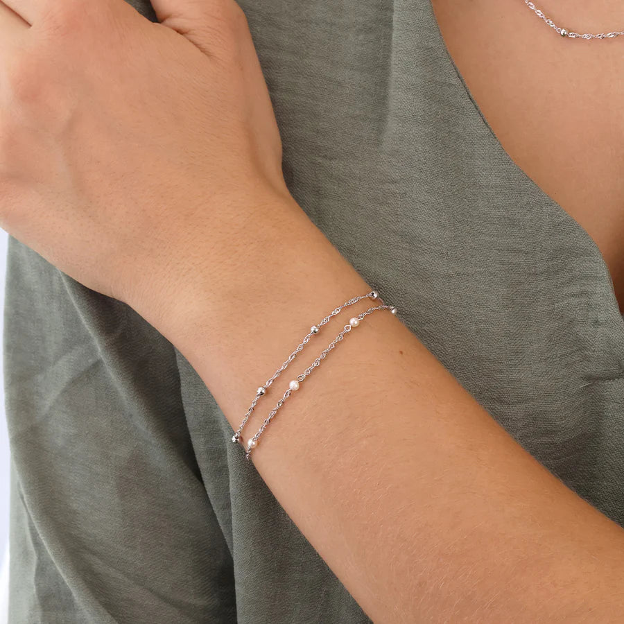 Silver Baroque Flair Bracelet Marjorie ST2517