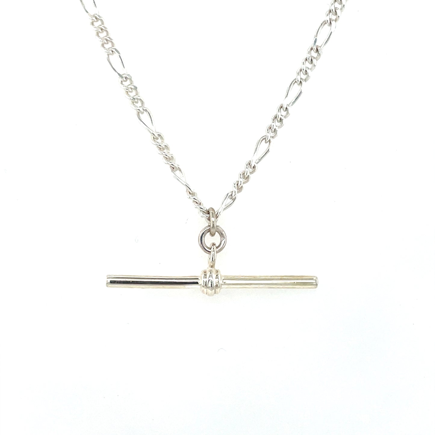 Sterling Silver 20 inch T-Bar Necklace STB3