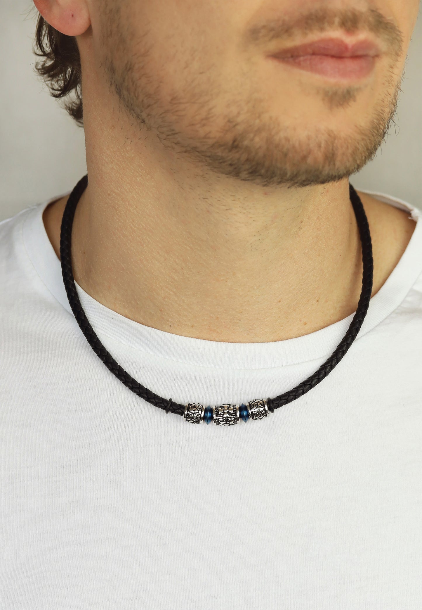Steelwear Honolulu Men's Leather Necklace SW-631