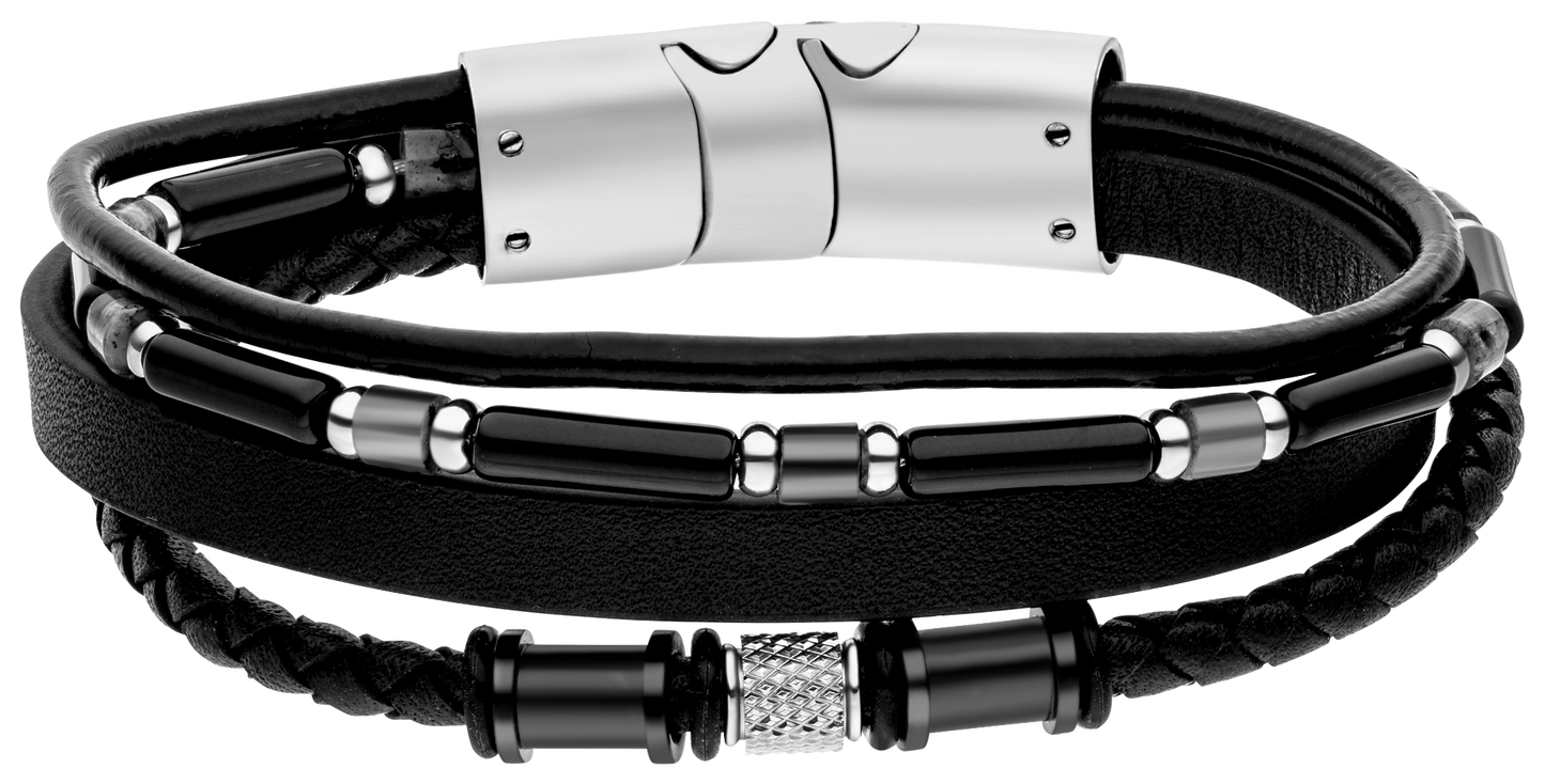 Steelwear Sidney Men's Leather Bracelet SW-869