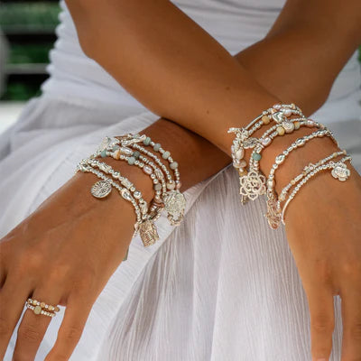 ChloBo Treasures of Bali Sunshine Spirit Bracelet - Silver