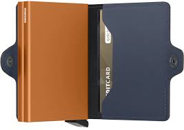 Secrid Twinwallet Matte Nightblue & Orange