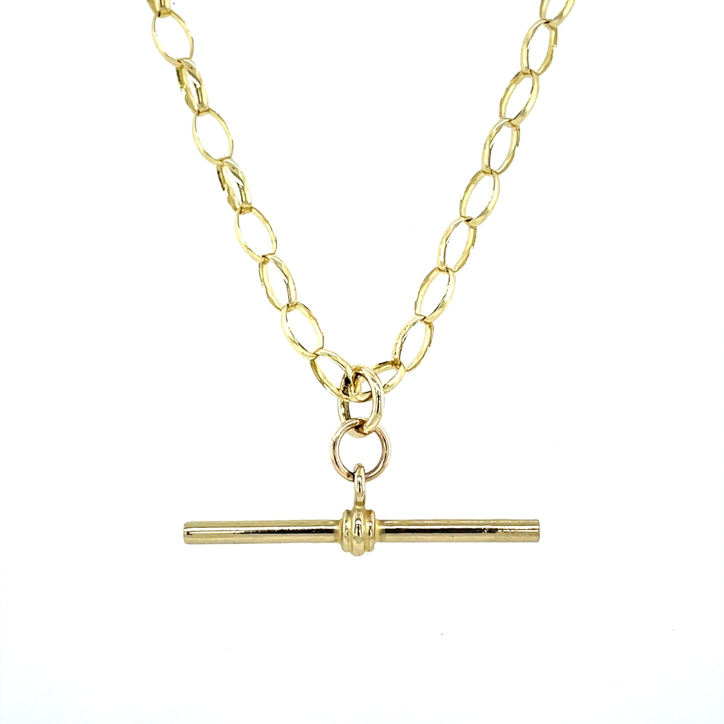 9ct Gold 18 inch Belcher T-Bar Chain GC749
