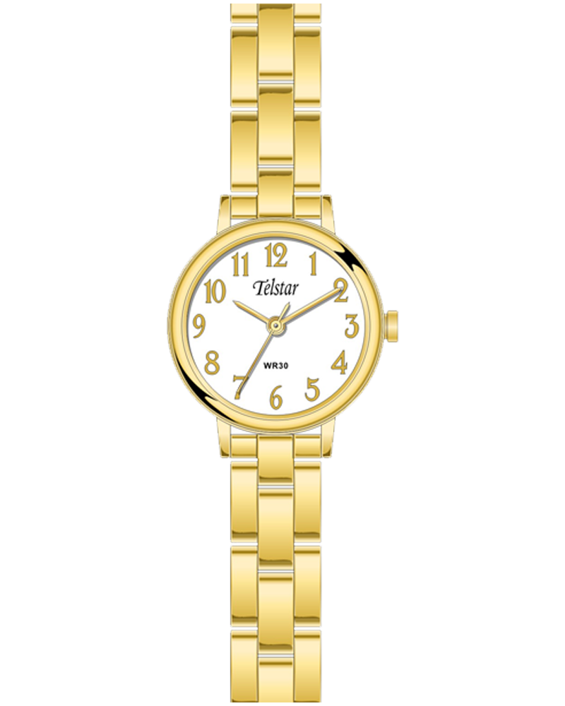 Telstar Women's Full Figure Bracelet Watch Gold W1096 BYX