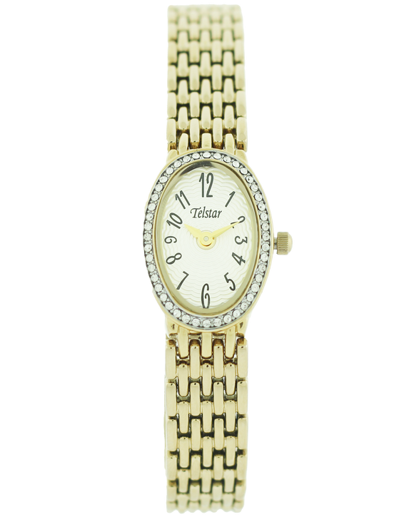Telstar Women's Paris Oval Bracelet Watch Gold W1104 BYW