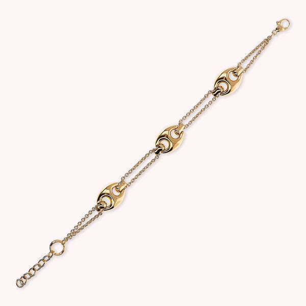 Bronzeallure Shiny Marine Links Bracelet WSBZ02403Y.YG