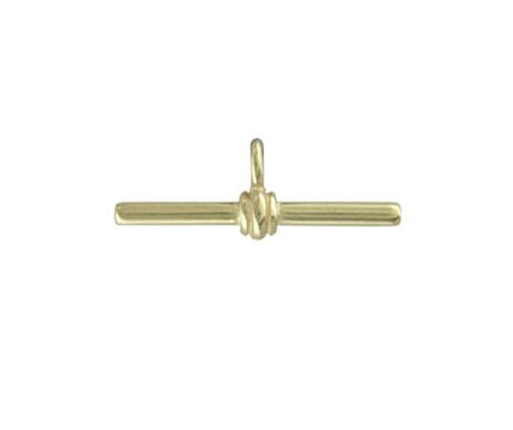 9ct Gold T-Bar Solid GD234