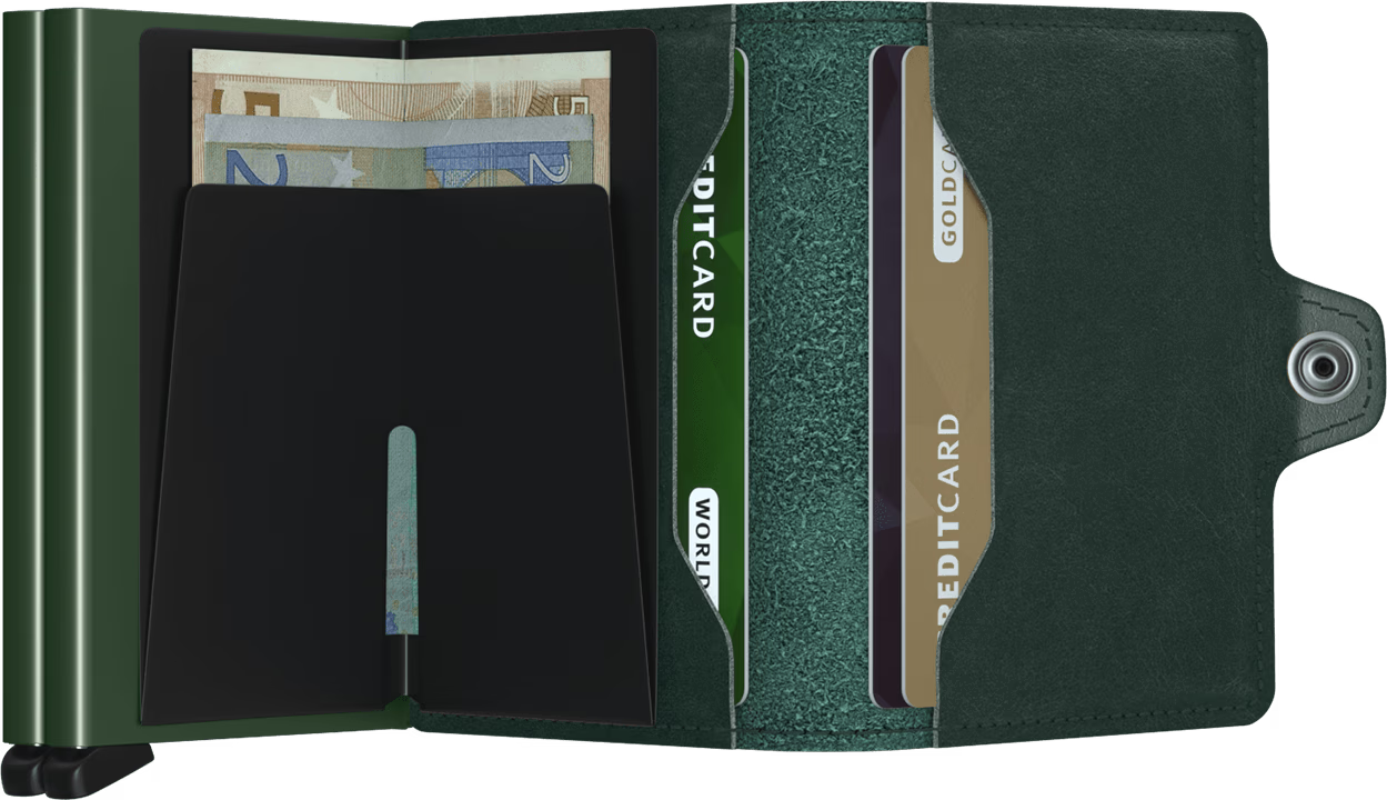 Secrid Twinwallet Original Green Leather