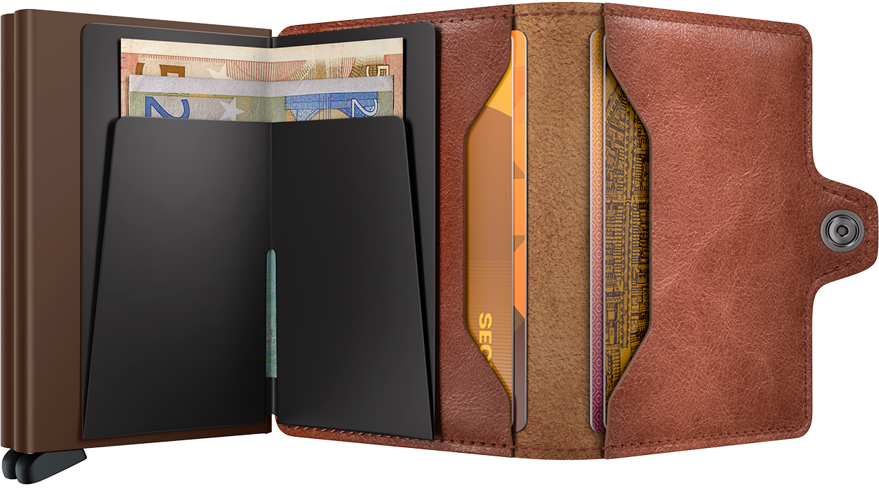 Secrid Twinwallet Vintage Cognac Brown Leather