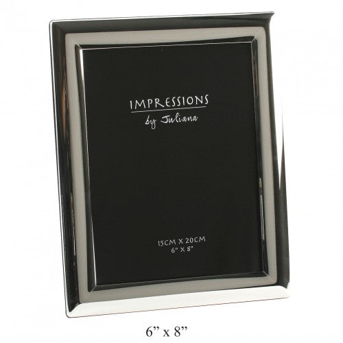 Silver Plated 6 x 8 inch Photo Frame 21-3624