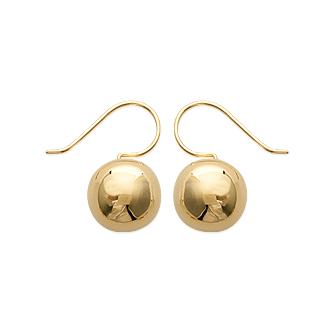Amèlie 18ct Gold-Plated Ball Hook Earrings