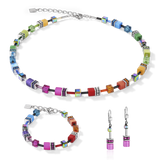 COEUR DE LION GeoCUBE® Necklace multicolour rainbow 2838101520