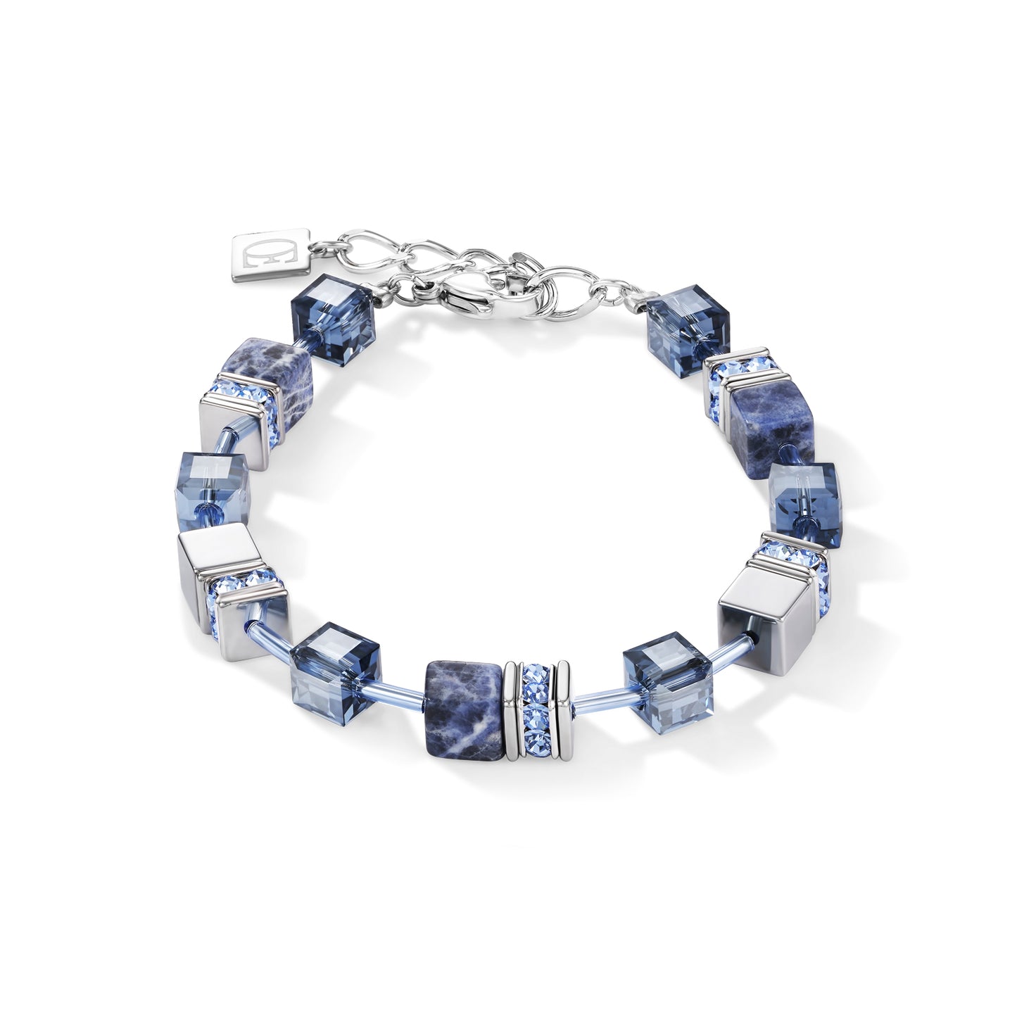 COEUR DE LION GeoCUBE® Bracelet sodalite & haematite blue 4017300700