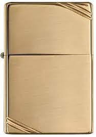 Zippo Vintage Brass Brushed Windproof Lighter 60000808