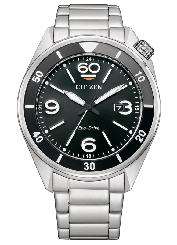Citizen Men's Seaplane Black Bracelet Watch