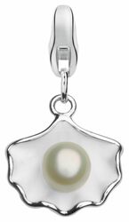 Dream Charms Silver Oyster Pearl Charm