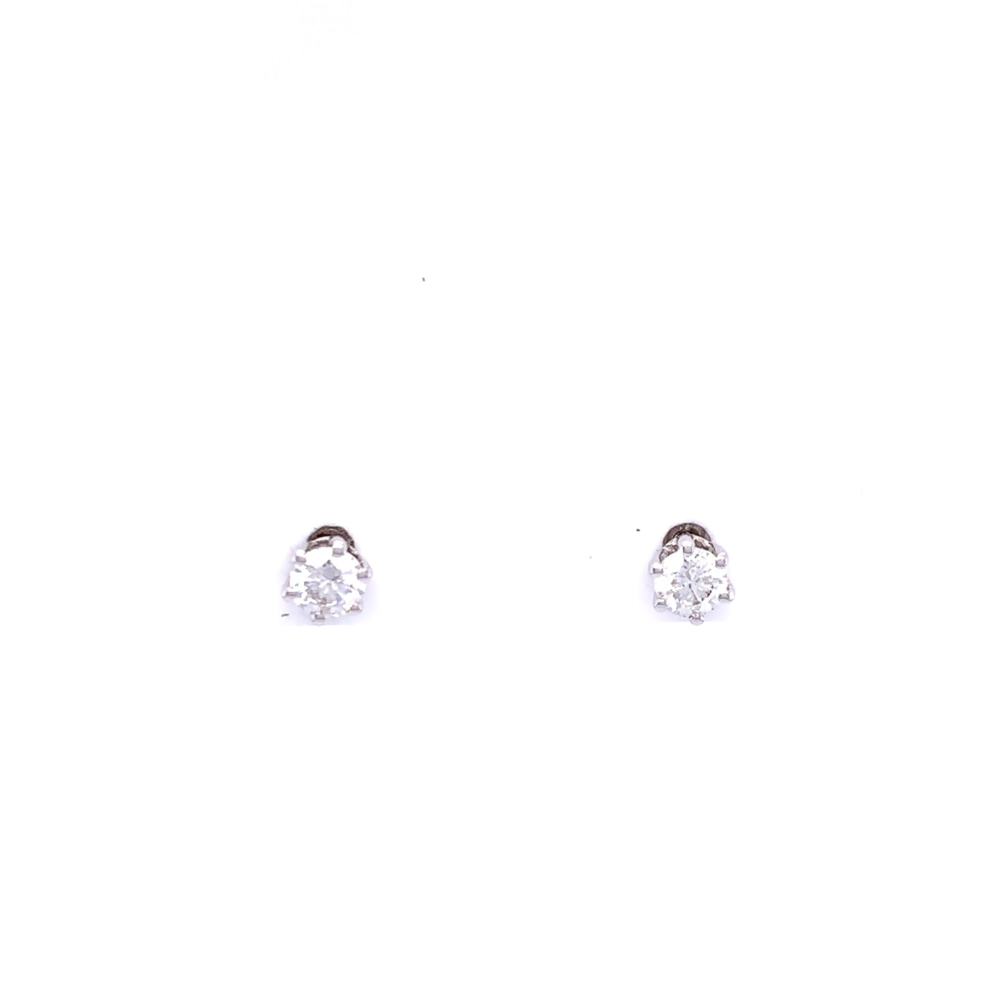 18ct White Gold Diamond 0.30ct Stud Earrings DE007