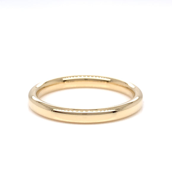 9ct Gold Ladies 2.5mm Heavy Court Wedding Ring