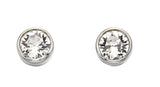 Silver Birthstone Earrings