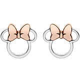 Disney Minnie Mouse Two Tone Sterling Silver Earrings E901880TL