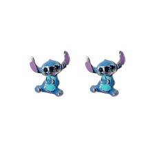 Disney Stitch Enamel sterling silver stud Earrings E906250