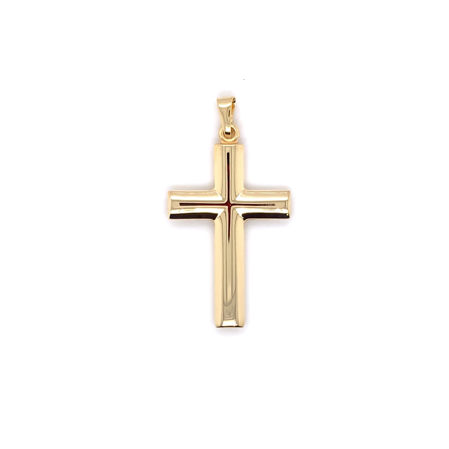 9ct Yellow Gold Polished Chunky Cross GP863