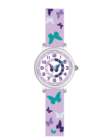 Telstar Girls pink dial and pink strap with butterfly G1028 PSW