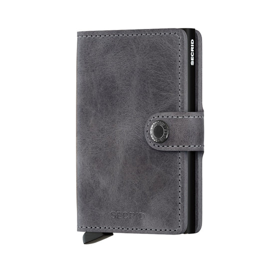 Secrid Miniwallet Vintage Grey Leather