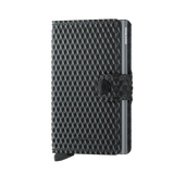 Secrid Miniwallet Cubic Black-Titanium Leather