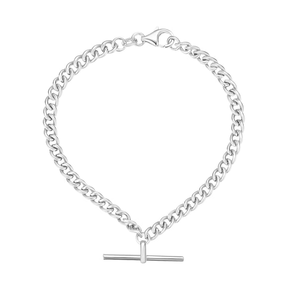 Silver Classic T-Bar Bracelet