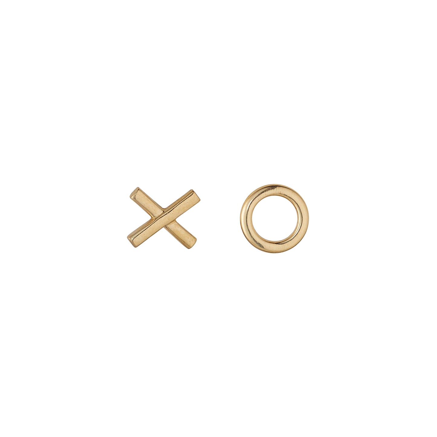 9ct Gold Kiss & Hug Stud Earrings GE594