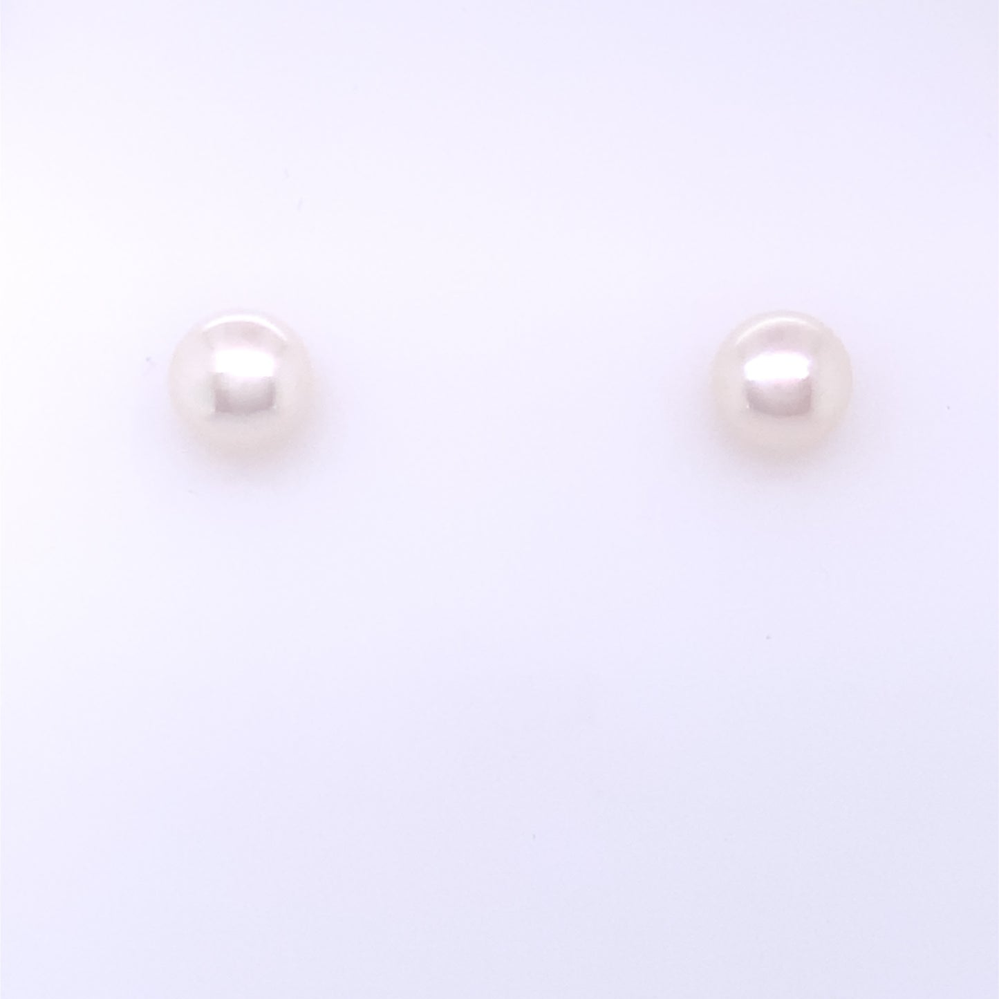 Freshwater Bouton Pearl 6.5-7mm 9ct Gold Stud Earrings GEP368