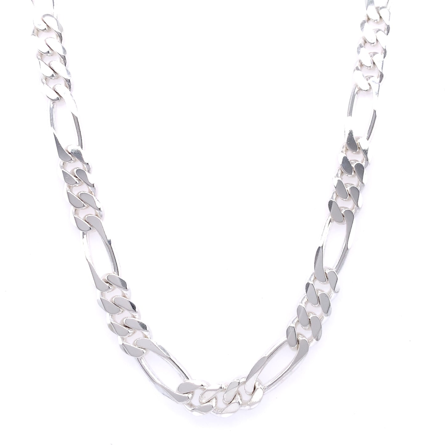 Sterling Silver Unisex 22 inch Chunky Figaro Chain SC312.55