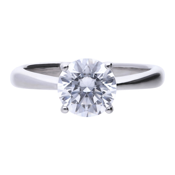 Diamonfire 4-Claw CZ Solitaire Ring 2.00ct R3753