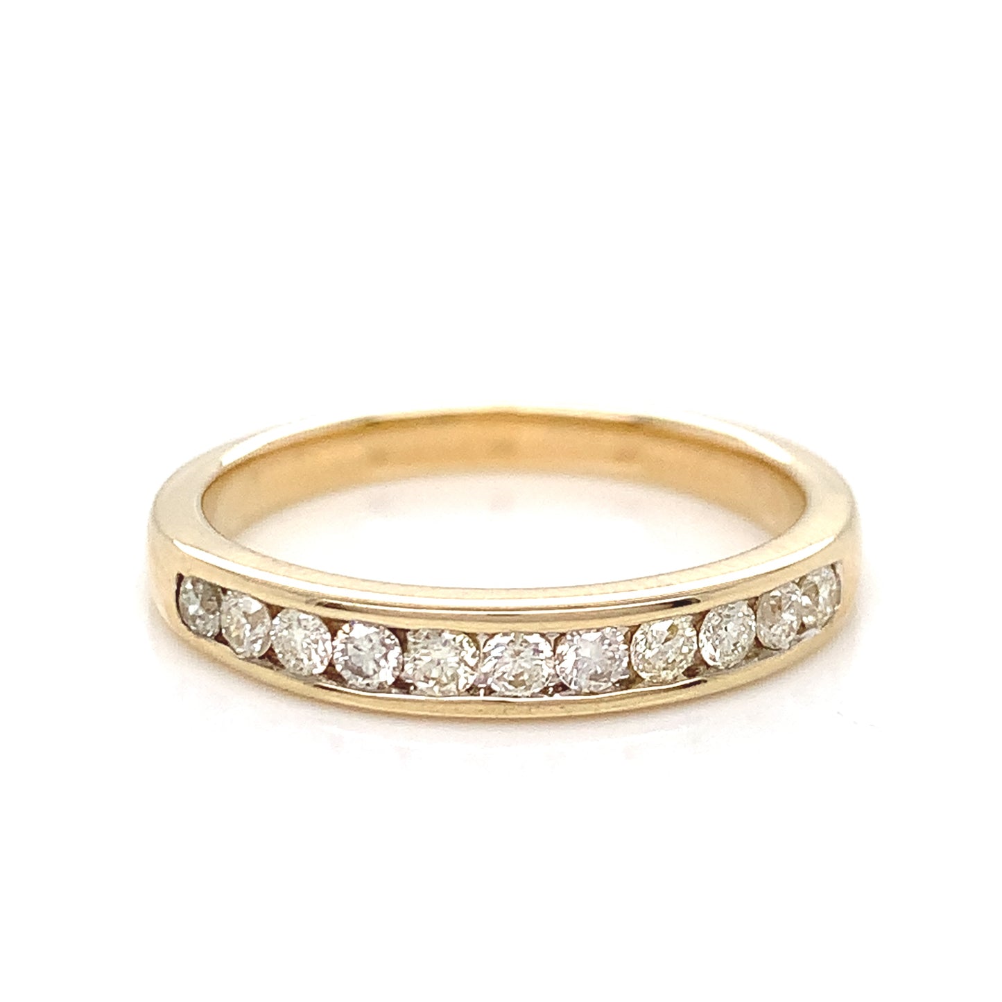 9ct Gold Classic Diamond Channel-set Band 0.33ct